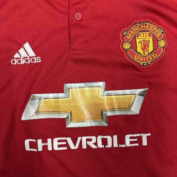 Adidas Manchester United Jersey 2017-18 Home Football Shirt Size S Soccer - Picture 3 of 6